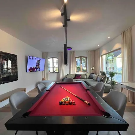 4younic Billard * 2 Bedroom * 75-zoll Tv * Boxspringbett * Glonn